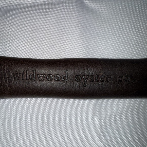 WILDWOOD OYSTER CO. ROPE AND LEATHER KEYCHAIN BROWN LEATHER TEAL ROPE - Picture 3 of 7